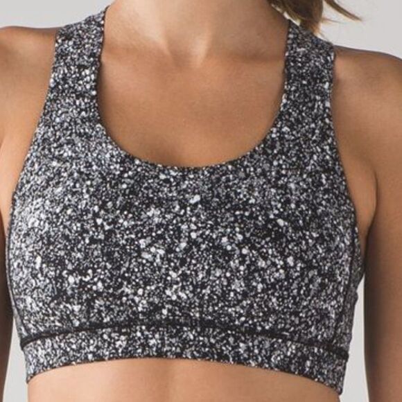 Lululemon All Sport Bra Splatter Reflective - Picture 1 of 17